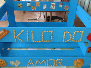 Composição da caixa do "KILO DO AMOR"
