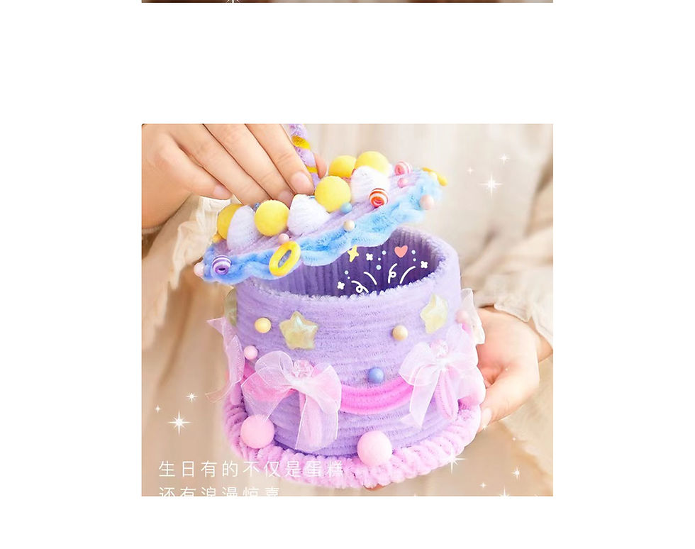 蛋糕驚喜禮物盒製作