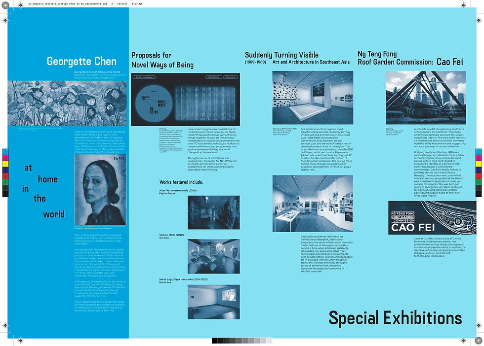 Design For Print - Museum Brochure