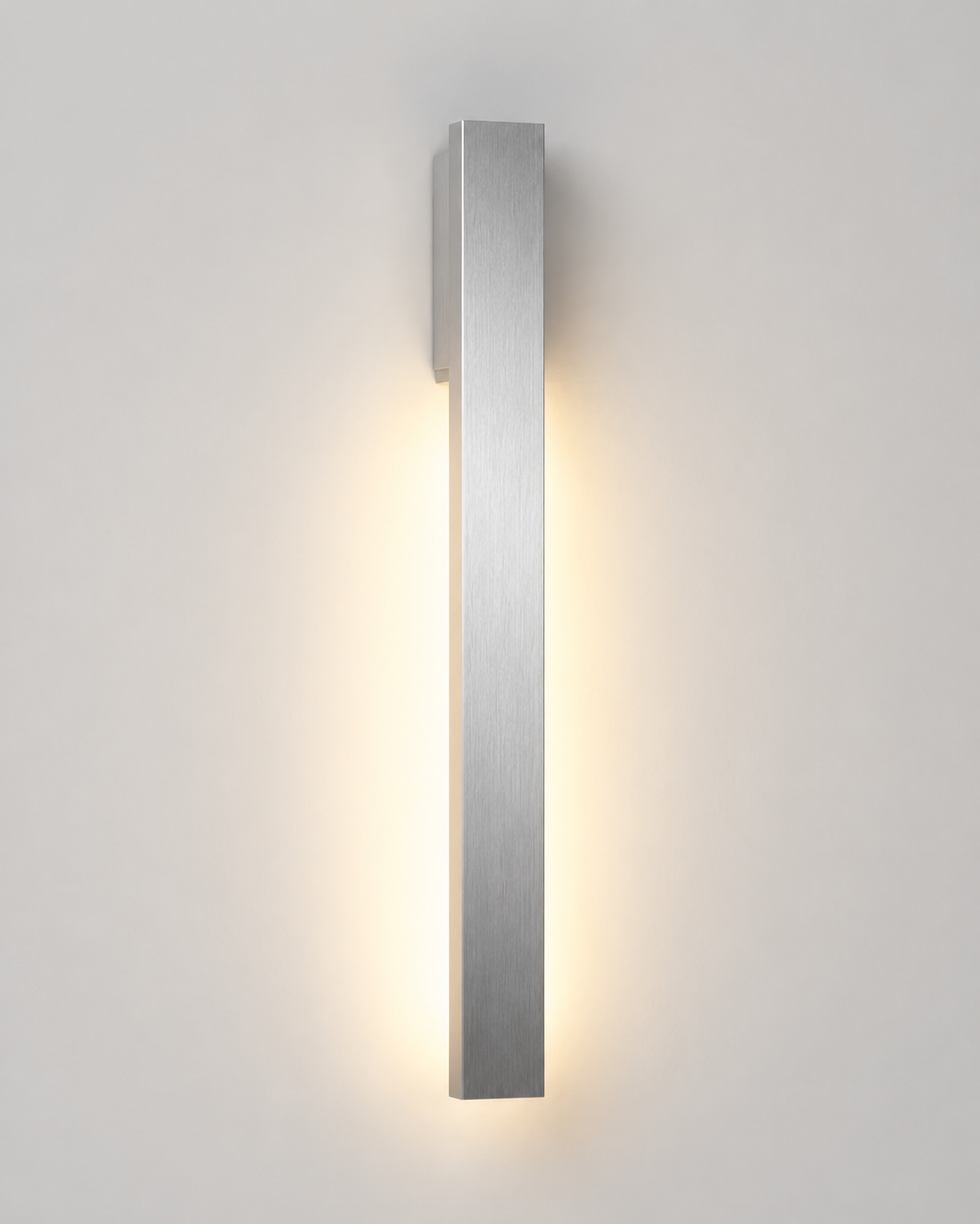 LEDw@re Wall Lamp Wall 073 – 3.6 Watt – Brushed Aluminium – 3000K Warm White