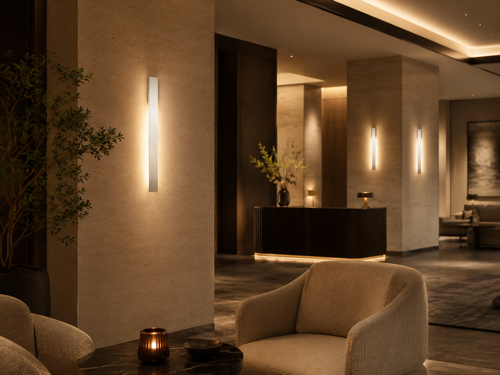 LEDw@re Wall Lamp Wall 073 – 3.6 Watt – Brushed Aluminium – 3000K Warm White