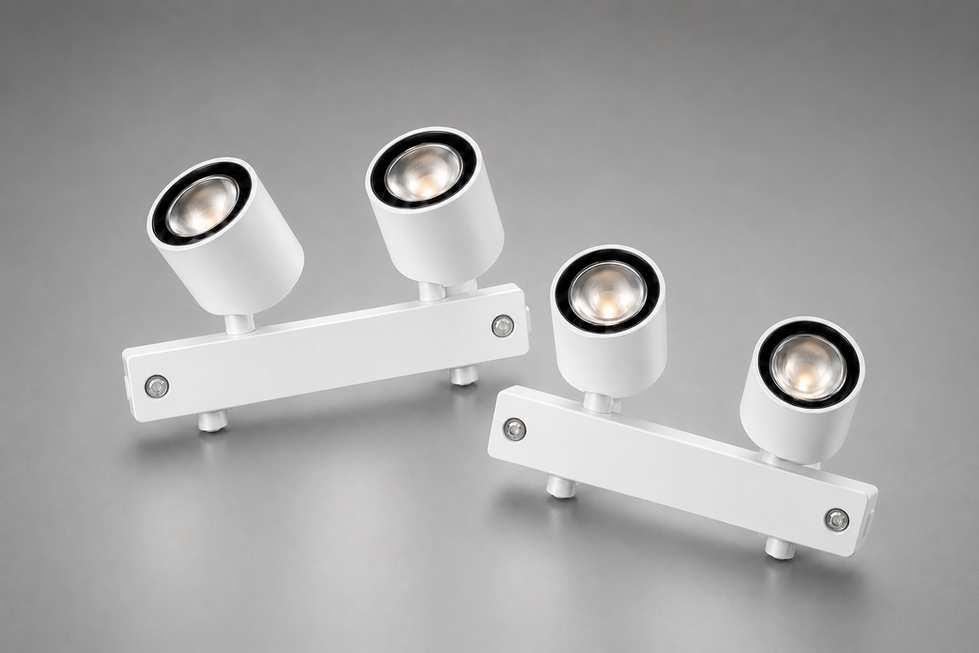 PICO TWIN – Ultra Compact Twin Mini Rail Spotlight White