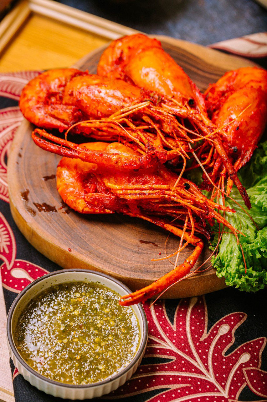 Udang Galah Bangkok sambal Hijau Thai.