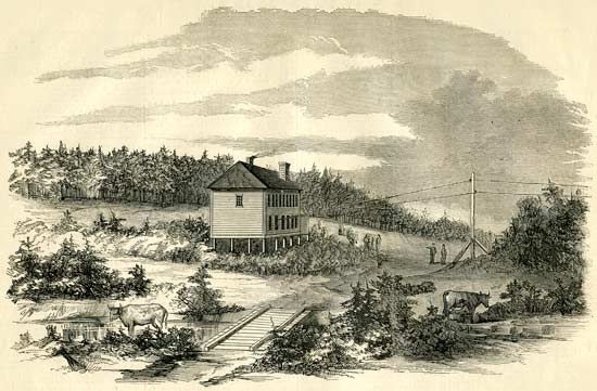 Telegraph Station, Bull’s Arm Bay, Newfoundland
