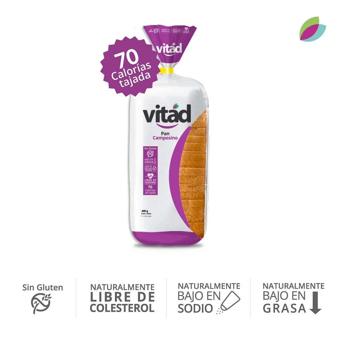 Pan campesino 400g
