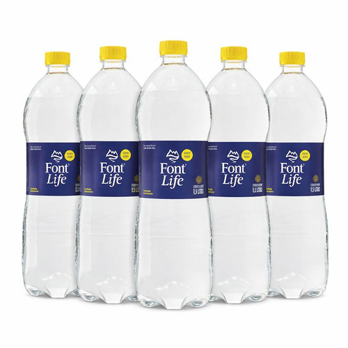 Fardo de Água Mineral 1,5 L C/Gás - Distribuidora Curitiba