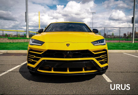2023 Yellow Lamborghini Urus Base, supercar, exotic SUV car rental