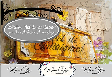 Collection "Miel de nos Régions", par "Mari-Mêle" pour Mouna Yaya...