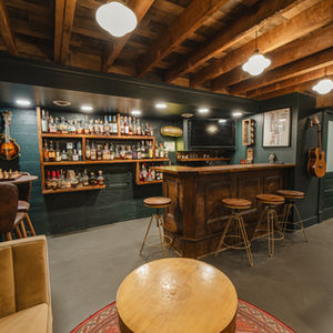 Cozy Home Bar and Basement Lounge