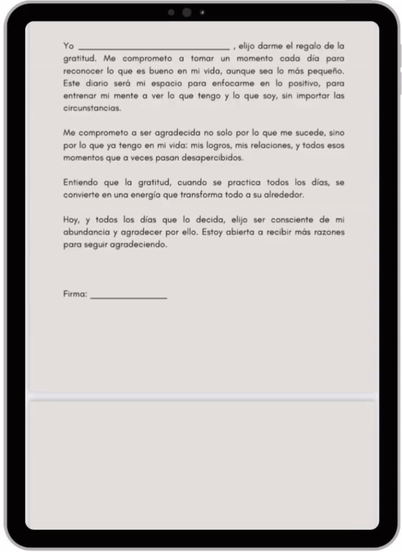 Diario de gratitud Vibra Bonito