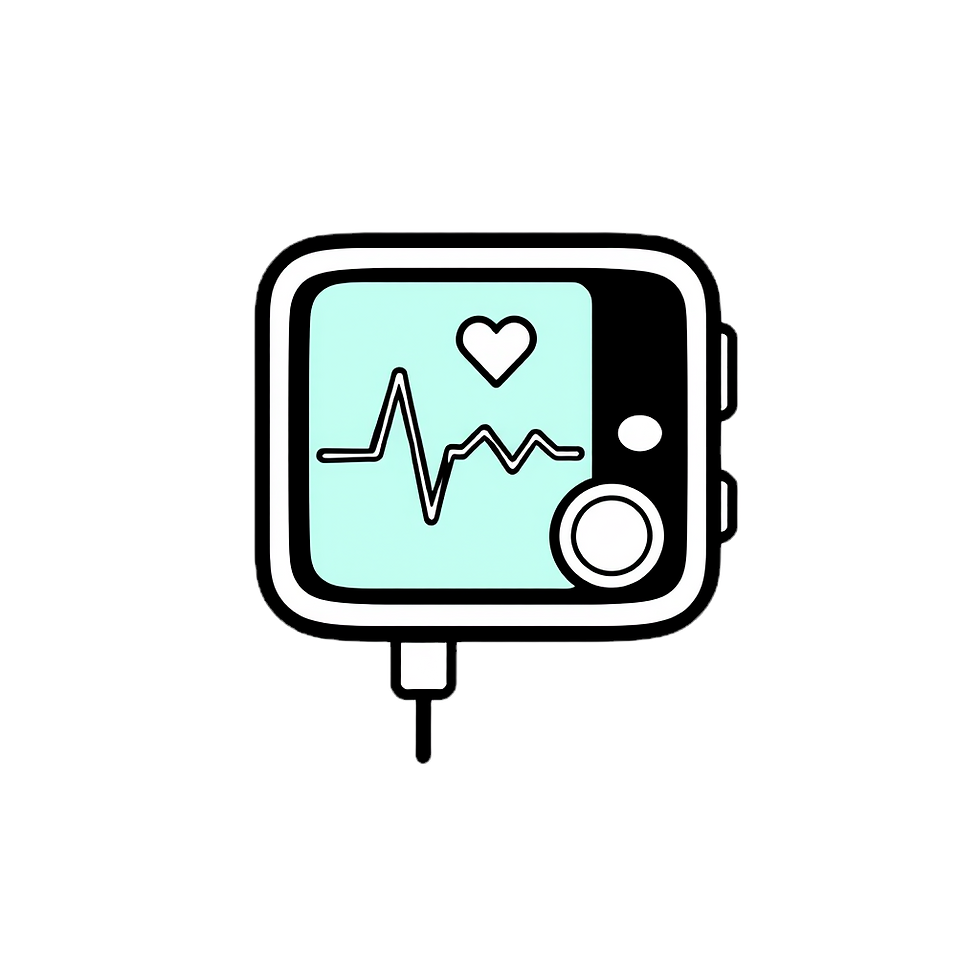 a minimalistic black outlined icon of a heart rate monitor medical equipment.png