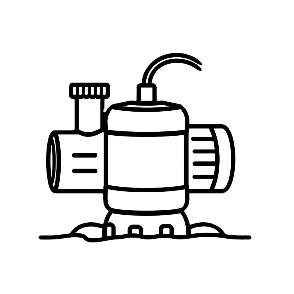 a minimalistic black outlined icon of a sump pump.png