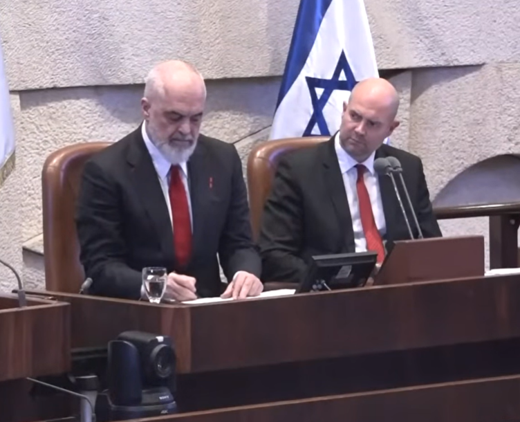 Netanyahu And Albanian PM Edi Rama Address Knesset On Diplomacy And Peace