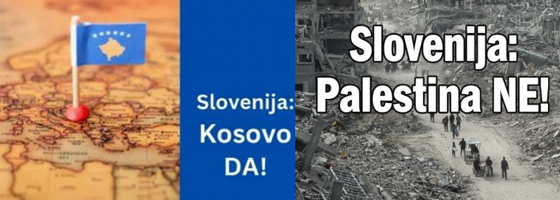 Dvojna merila slovenske zunanje politike: Kosovo da, Palestina ne?