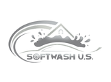 A logo of a triangle falling into water with swirls around it