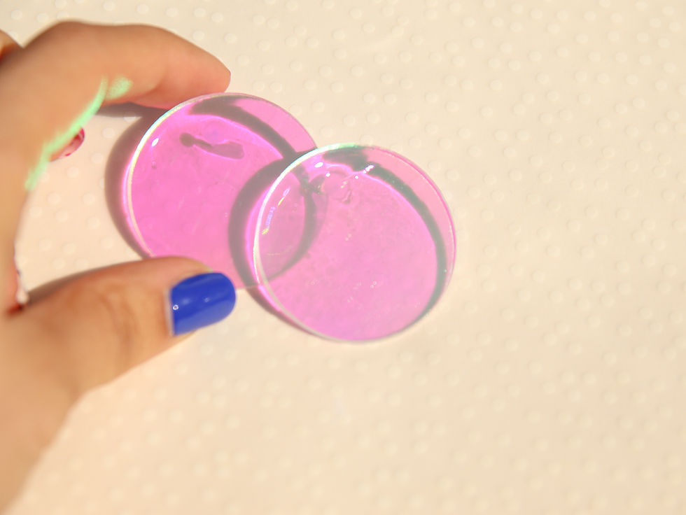 Миниатюра: обици Minimal | Sunrise Holo