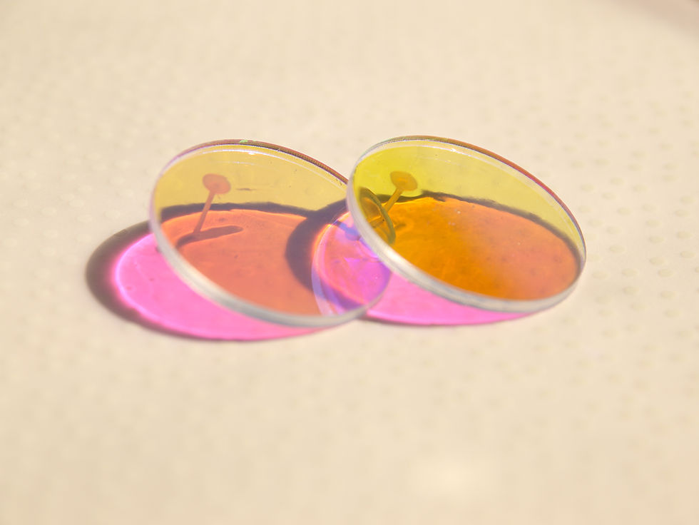 Миниатюра: обици Minimal | Sunset Holo