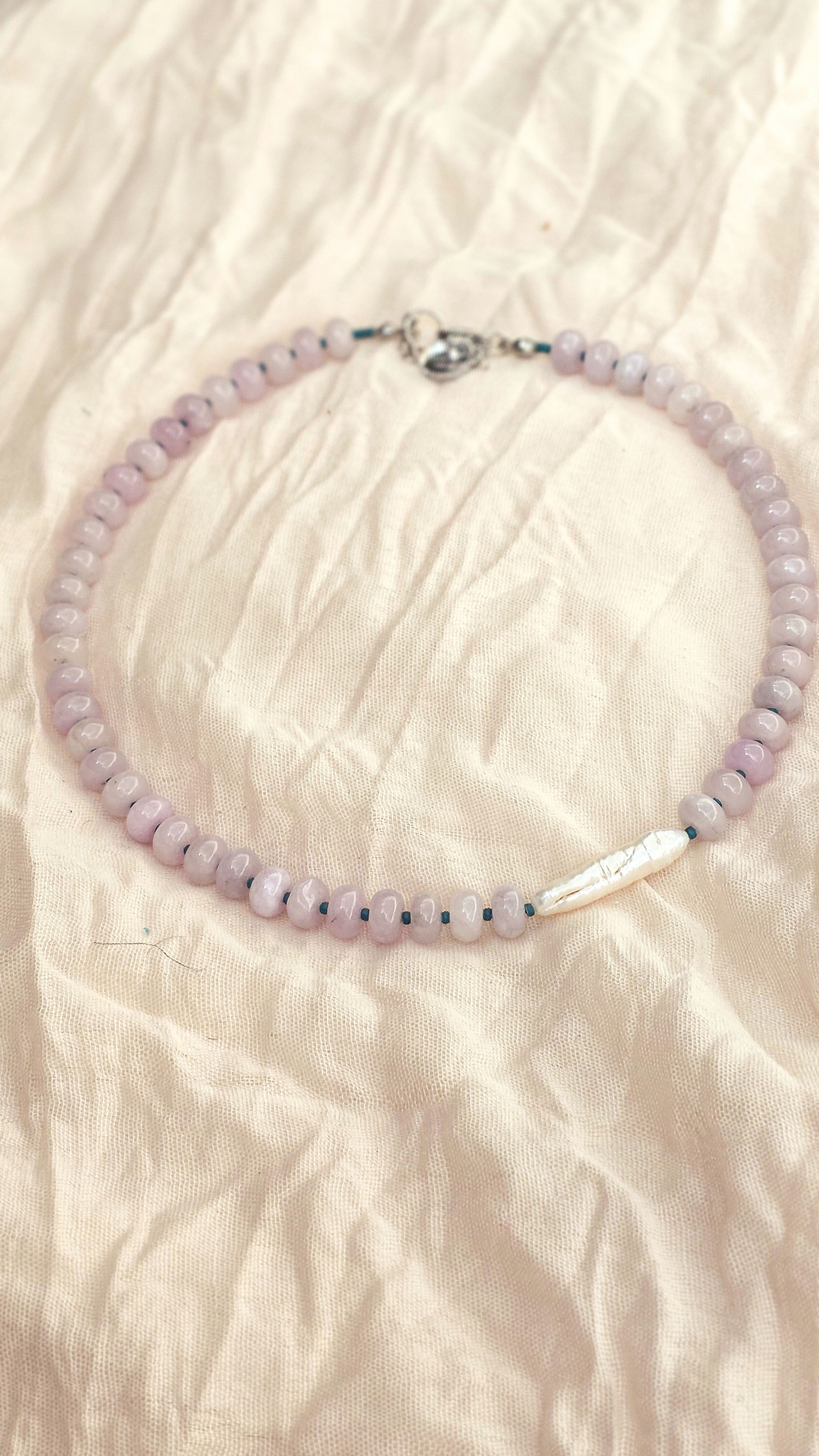 колие Pearl | Amethyst & Teal