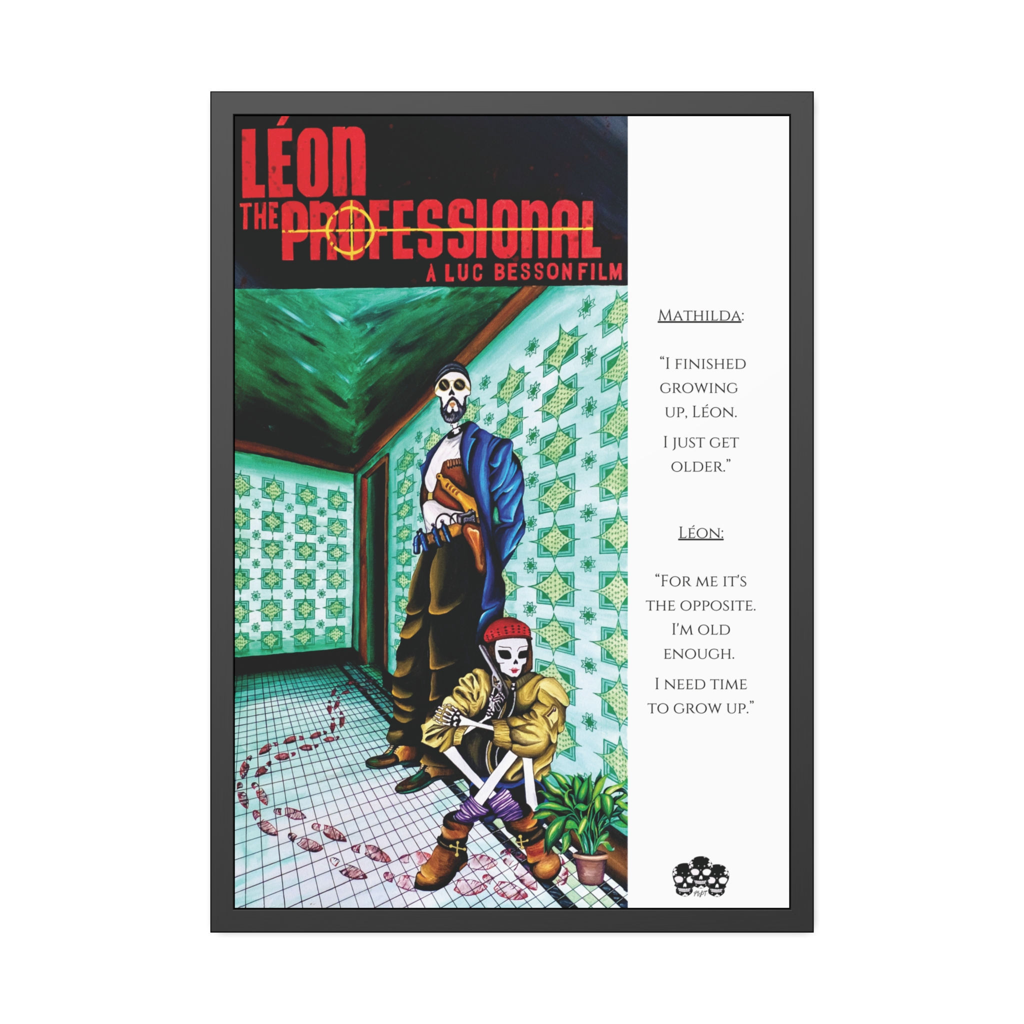 Léon the Professional framed poster