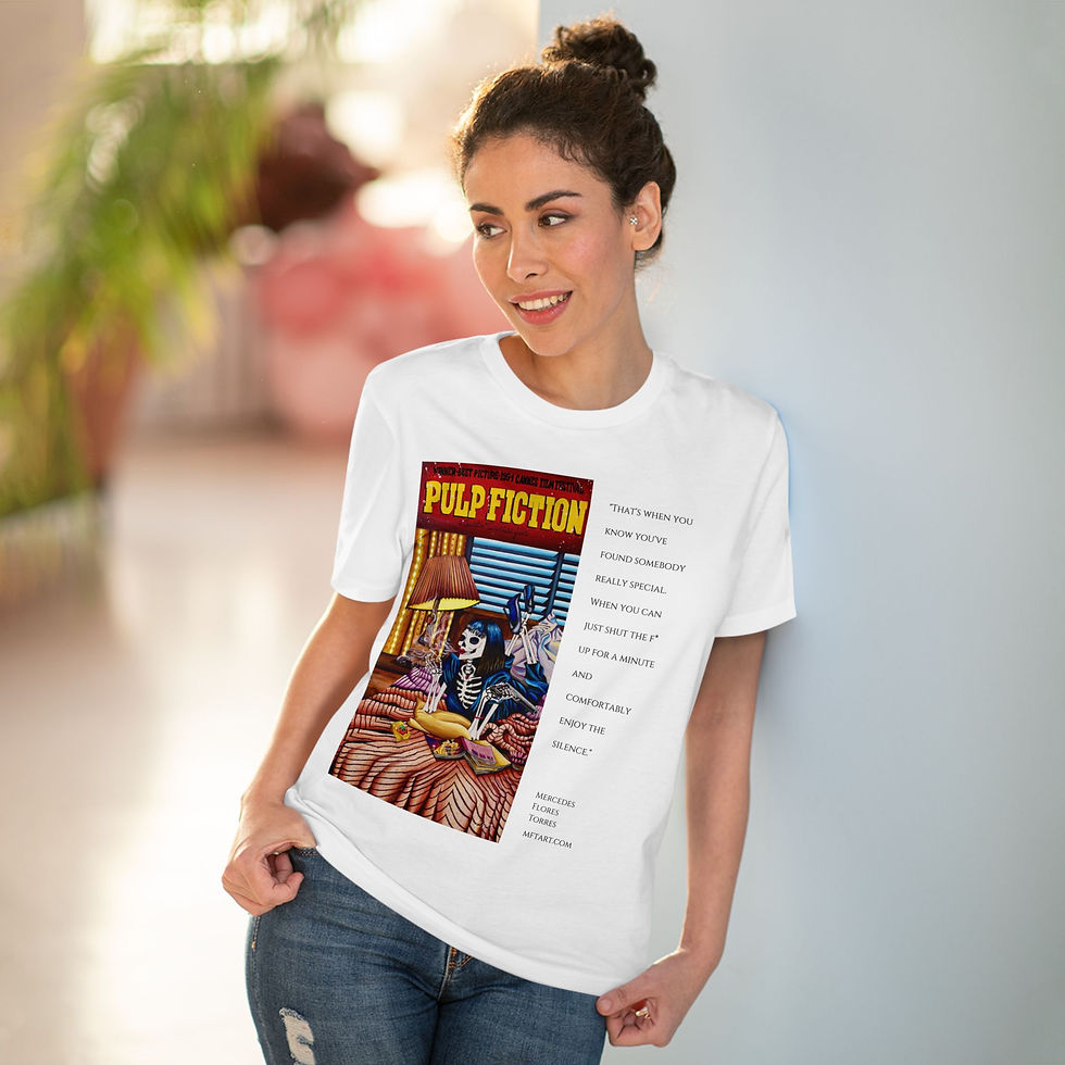 Thumbnail: Organic Cotton T-shirt - Unisex | Pulp Fiction