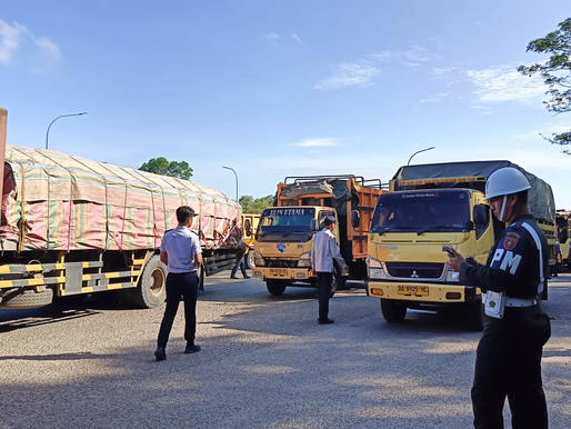 Puluhan Pelanggaran ODOL Terjaring Dishub Banjarbaru, Tahun Depan Masih Bandel, Mobil Angkutan bisa Disita