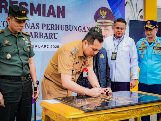 Dibangun Tiga Lantai, Kantor Dishub Banjarbaru Diresmikan