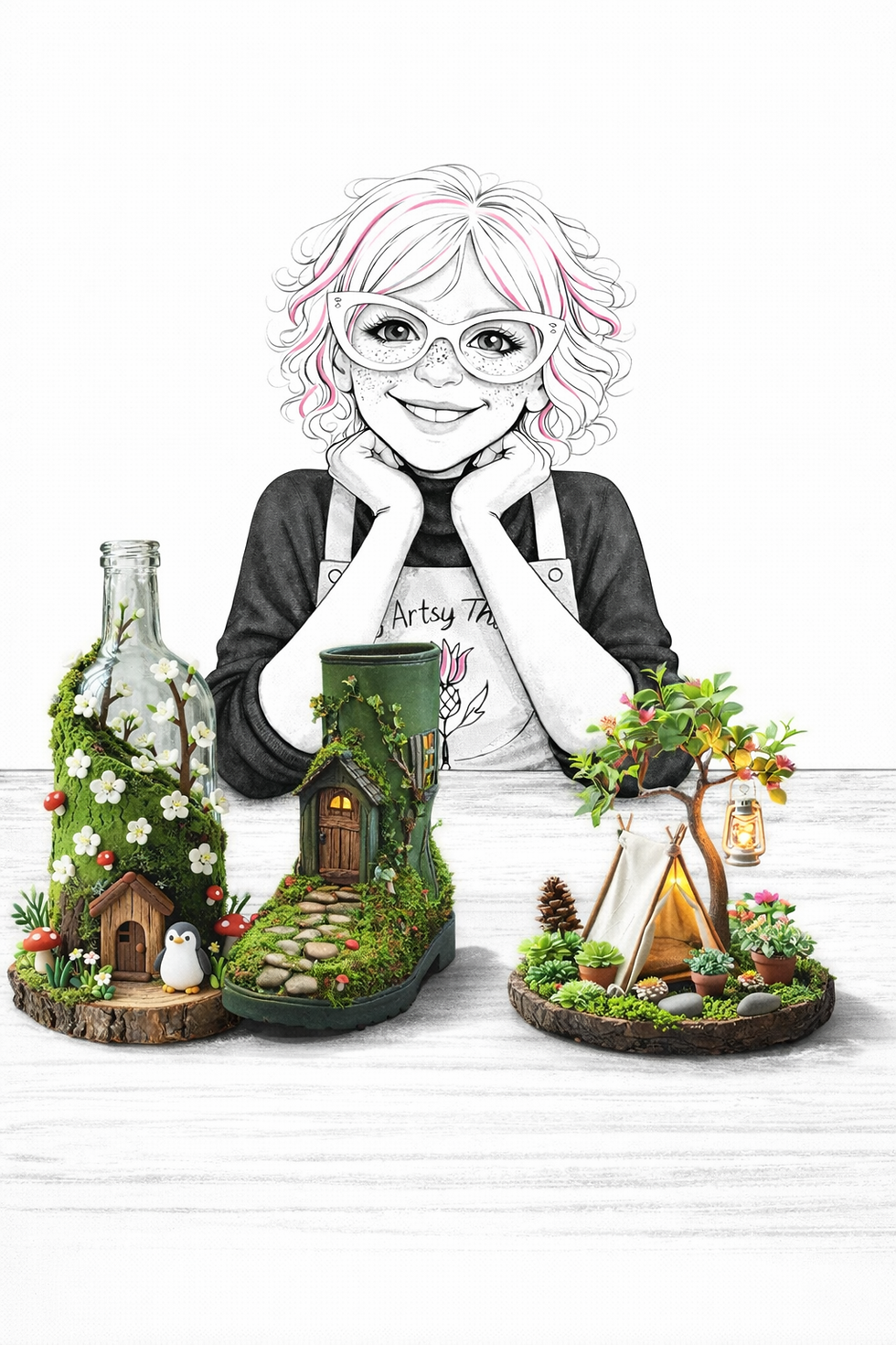 Nature series (4) 🌿 Tiny Gardens. Big Imagination.