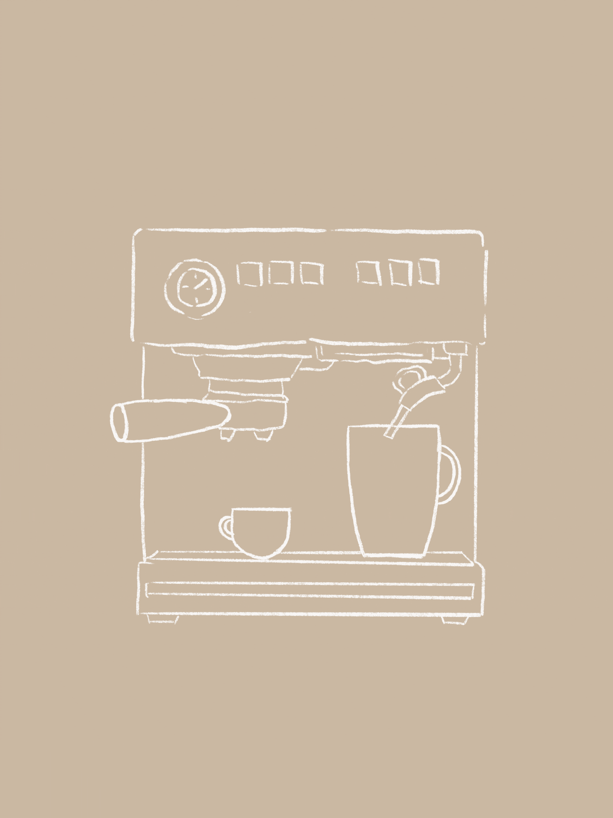 Coffee Machine Fill Animation