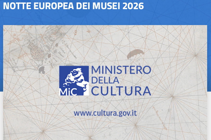 Sabato 23 maggio 2026 torna in tutta Europa la Notte Europea dei Musei, l'iniziativa promossa dal Ministero della Cultura francese e patrocinata da UNESCO, Consiglio d'Europa e ICOM. Si tratta della 20ª edizione di un appuntamento ormai consolidato, in cui musei, gallerie, complessi monumentali e parchi archeologici aprono le porte in orario serale a un costo simbolico, in genere un euro, per favorire l'accesso del pubblico al patrimonio culturale.