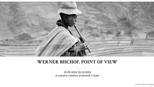 Dal 19 maggio al 18 ottobre 2026, il Museo Diocesano Carlo Maria Martini di Milano ospita "Point of view", la grande retrospettiva dedicata a Werner Bischof. La mostra propone 200 scatti originali, materiali d'archivio e un documentario, costruiti per ripercorrere la carriera di uno dei nomi storici del fotogiornalismo del Novecento, di cui ricorrono quest'anno i 110 anni dalla nascita.