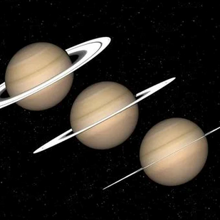 23 novembre: Saturno con anelli di taglio, accade circa ogni 15 anni