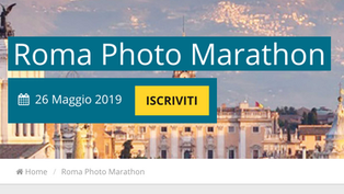 La terza tappa dell' Italia Photo Marathon si svolgerà a Roma il 26 maggio!