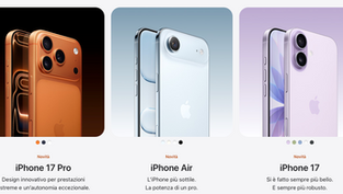 la nuova gamma iPhone 17. Oltre ai modelli iPhone 17 e iPhone 17 Air, entrambi dotati del chip A19 e con memoria di partenza da 256 GB, sono arrivati i 17 Pro e 17 Pro Max, equipaggiati con il più potente chip A19 Pro.