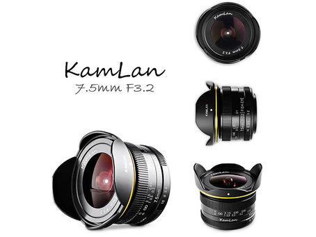 Kamlan annuncia il nuovo fish-eye F3.2 da 7,5 mm per i sistemi Micro Quattro Terzi