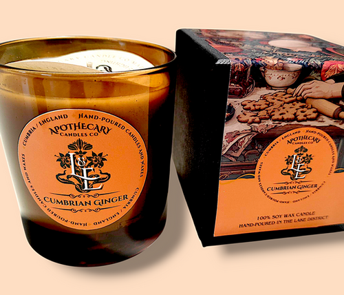 Cumbrian Ginger - Sticky Ginger & Vanilla Candle | L&E Apothecary