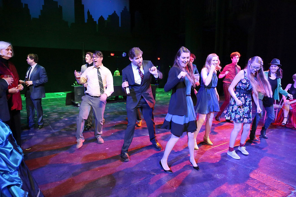 Attendees to the Cupid Shuffle
