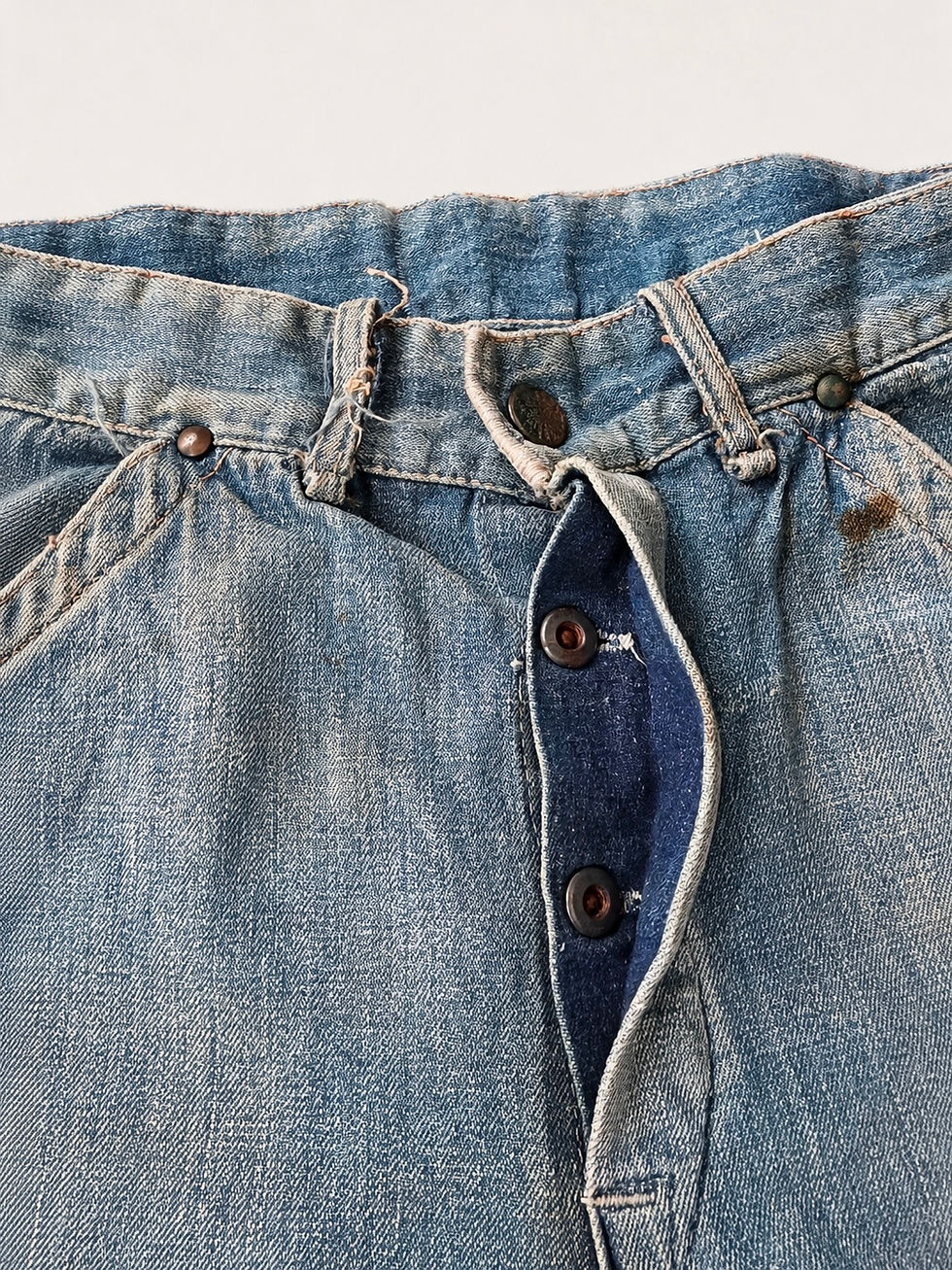 Thumbnail: 1950's Kids Denim Shorts