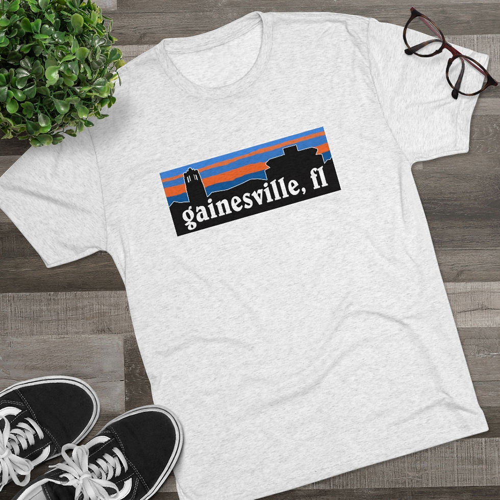 Thumbnail: Gainesville Front Logo Tri-Blend T-Shirt