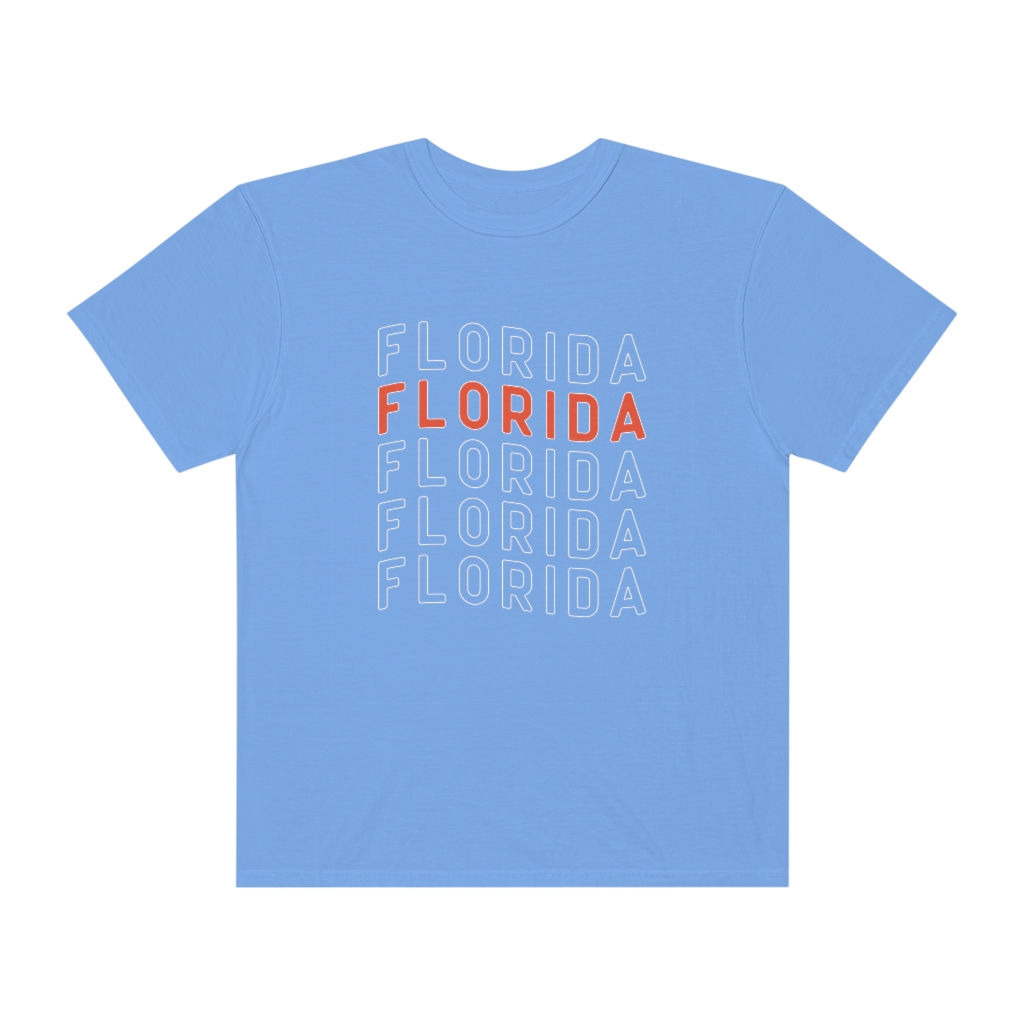 Blue Florida Wave Shirt (Comfort Colors)