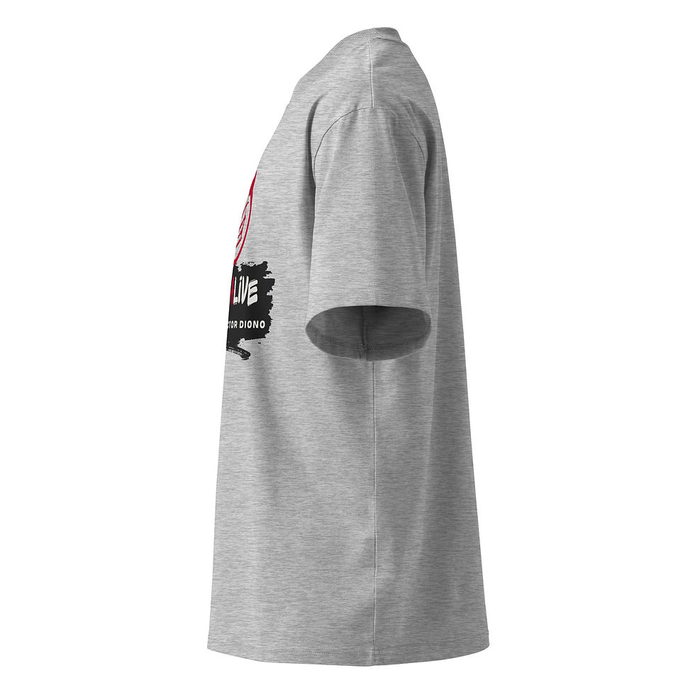Thumbnail: Unisex Lord Hector Diono oversized high neck mp3  T-shirt