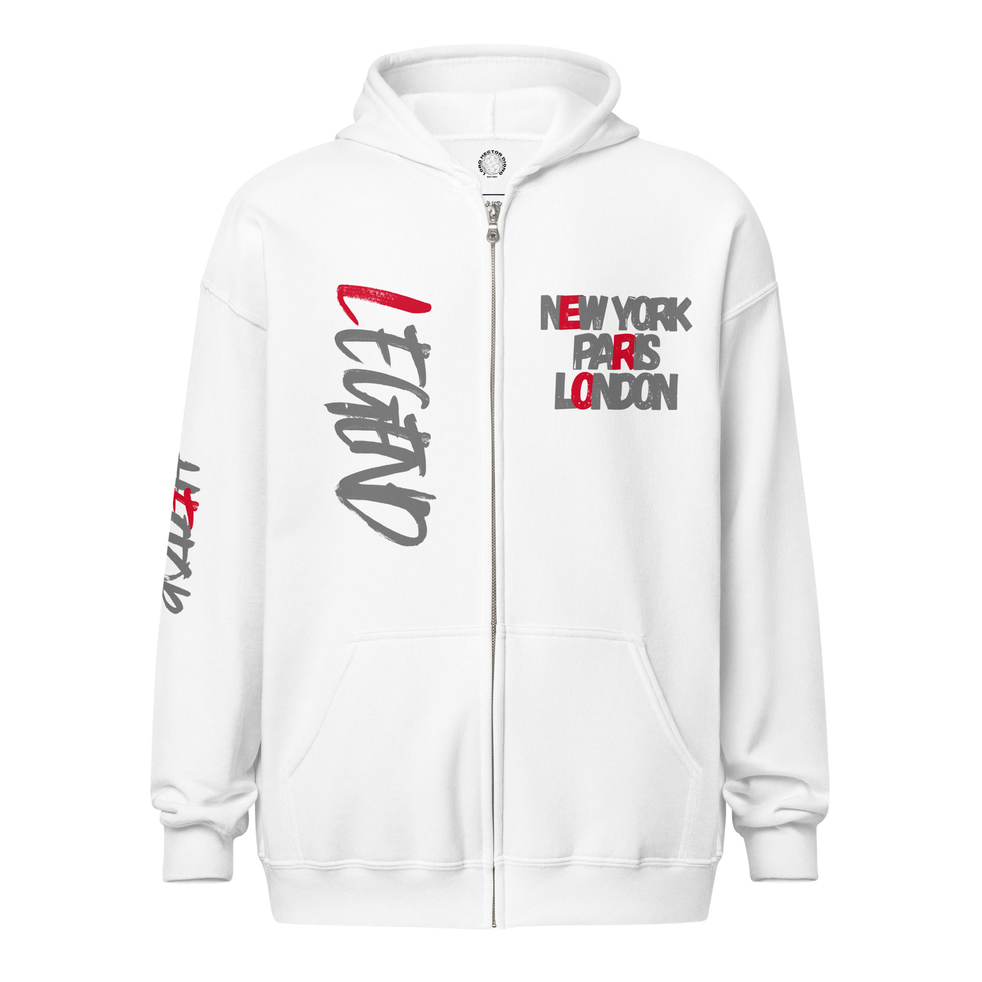Zip Hoodie Legend White