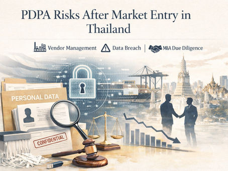 PDPA Risk After Market Entry: What Foreign Investors Overlook in Thailand