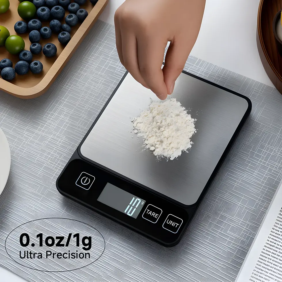 Miniatura: 10kg Kitchen Scale LCD Digital Display Electronic Table Scale Baking Gram Weight