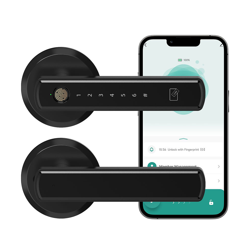 Miniatura: Viladepot Smart Lock Fingerprint Door Lock App Control Passcode Unlock Electroni