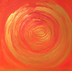 Wirbel in Orange