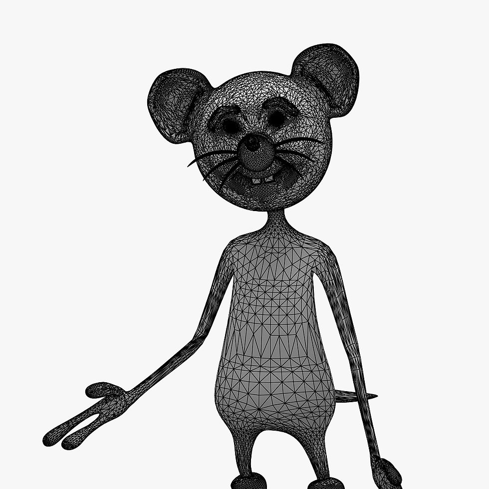 Thumbnail: Cartoon Mouse 3D Print
