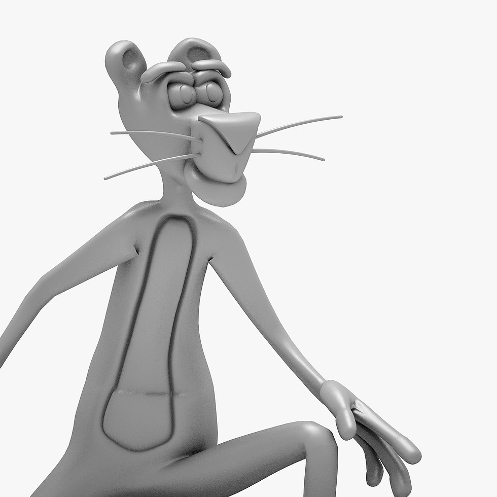 Thumbnail: Pink Panther 3D Print