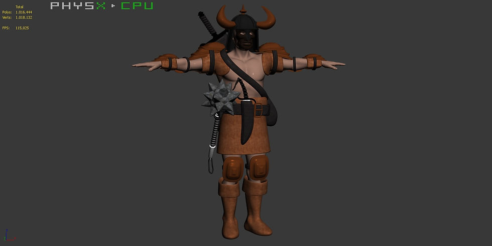 Thumbnail: Warrior 3D Model