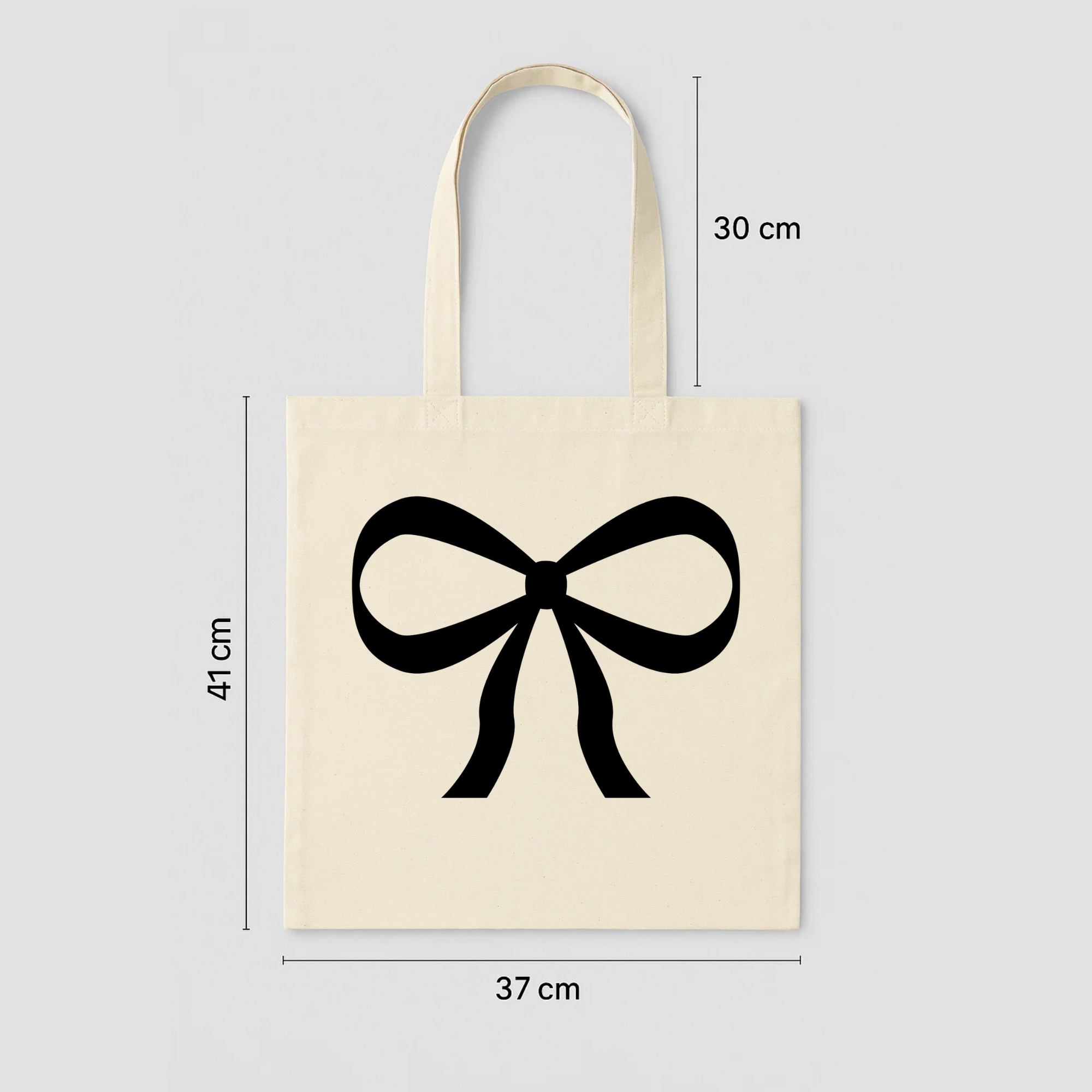 Tote Bag de Algodón Crudo – Diseño Coqueto