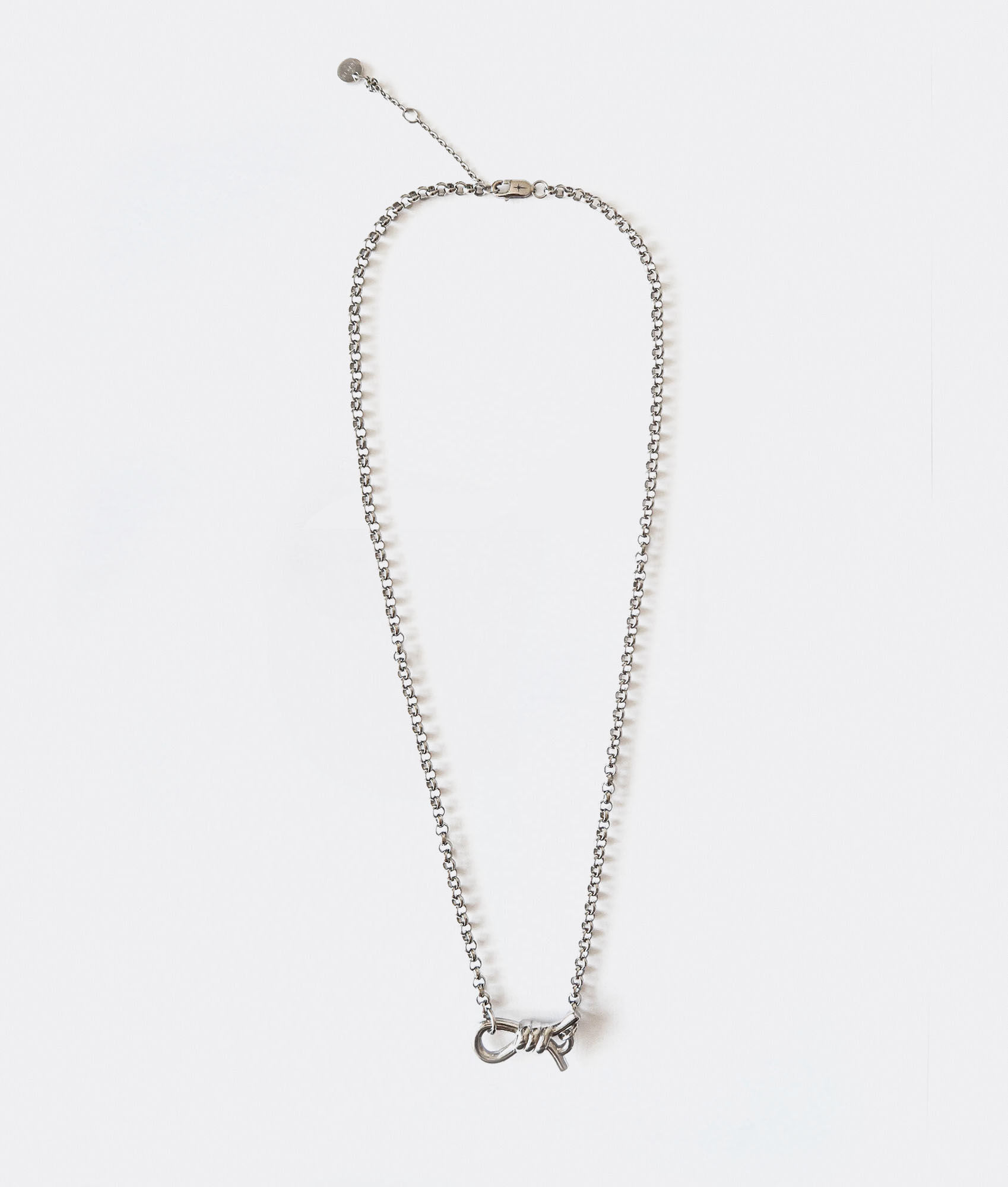 Whisper knot necklace